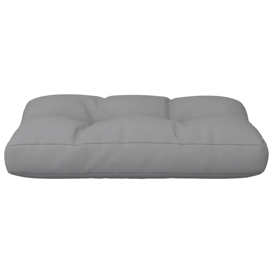 Coussin de palette gris 60x40x12 cm tissu - 5