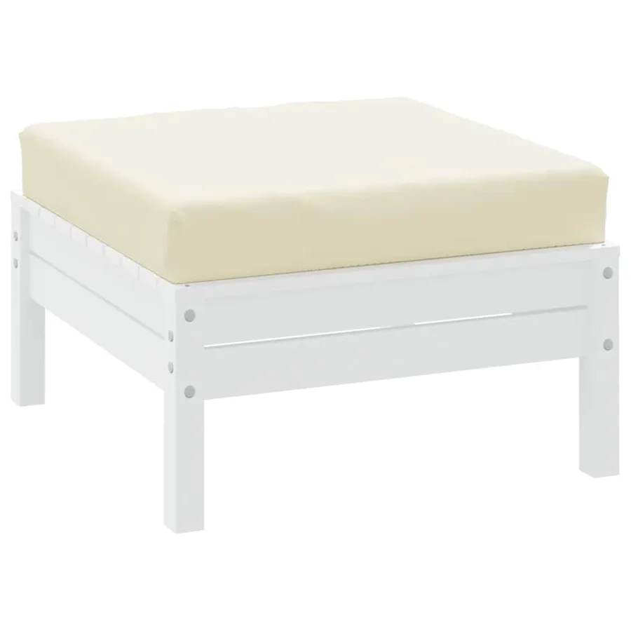 Coussin de palette crème 60x60x9,5 cm tissu oxford - 3