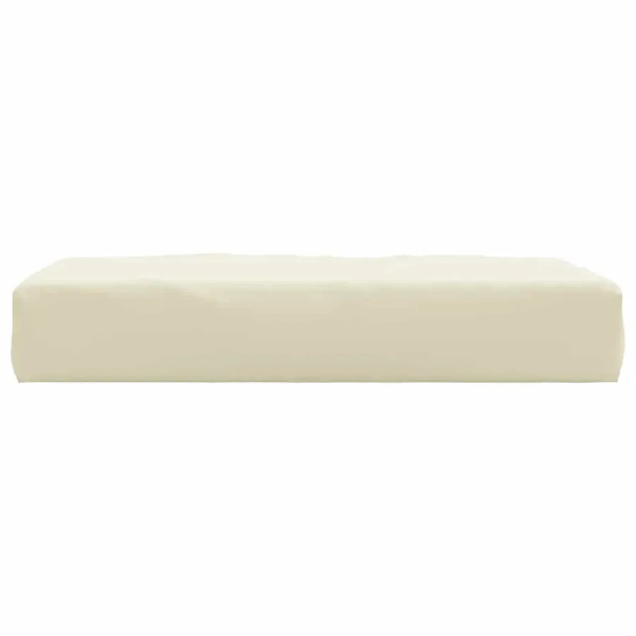 Coussin de palette crème 60x60x9,5 cm tissu oxford - 4