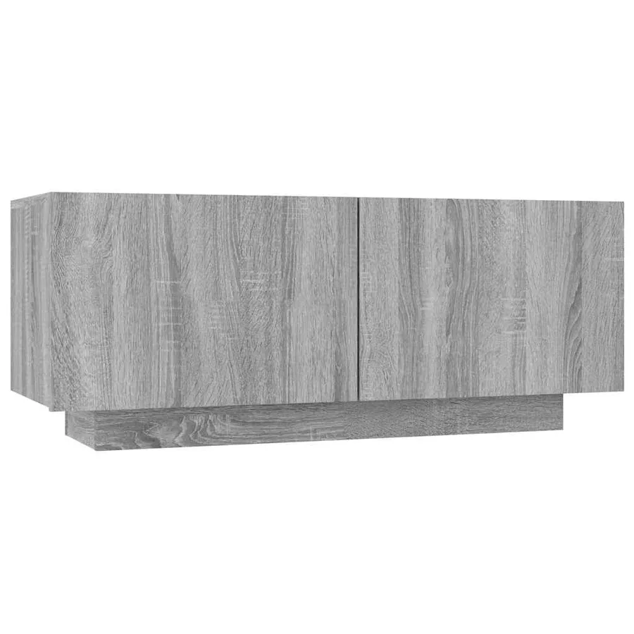 Ensemble de meubles TV avec lumières LED 3 pcs Sonoma gris - 11