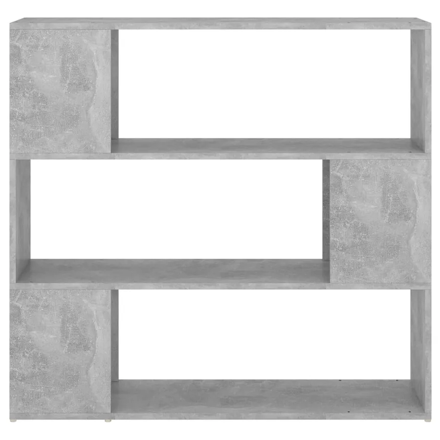 Bibliothèque/Séparateur de pièce Gris béton 100x24x94 cm - 5