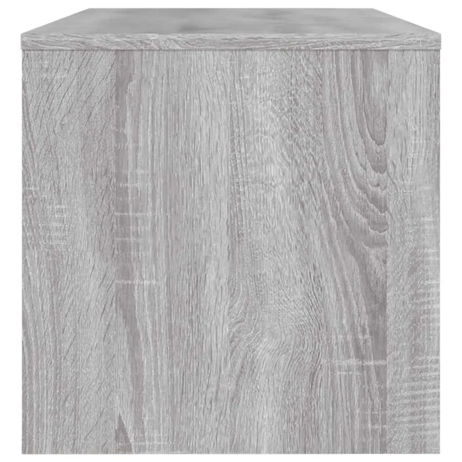 Meuble TV sonoma gris 120x34x37 cm bois d'ingénierie - 5