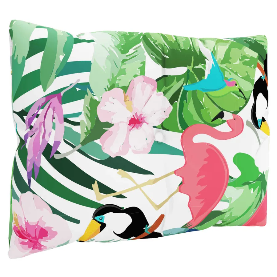 Coussins de palette lot de 3 multicolore tissu Oxford - 7