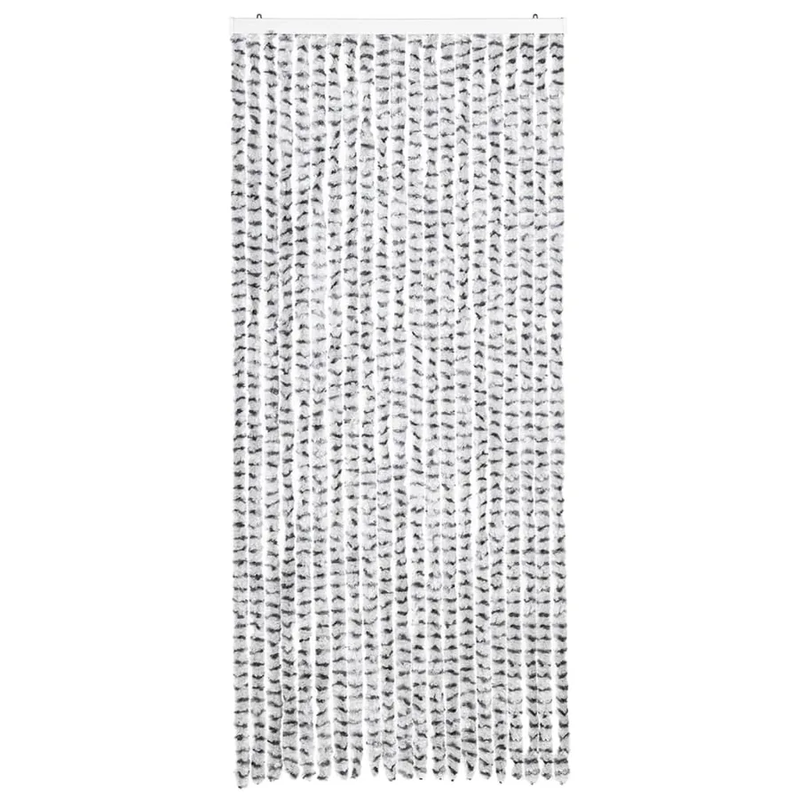 Moustiquaire Gris clair et gris foncé 90x220 cm Chenille - 3