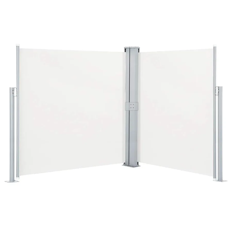 Auvent latéral rétractable Crème 140 x 600 cm - 2