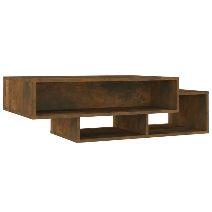 Table basse Chêne fumé 105x55x32 cm Bois d'ingénierie - 2