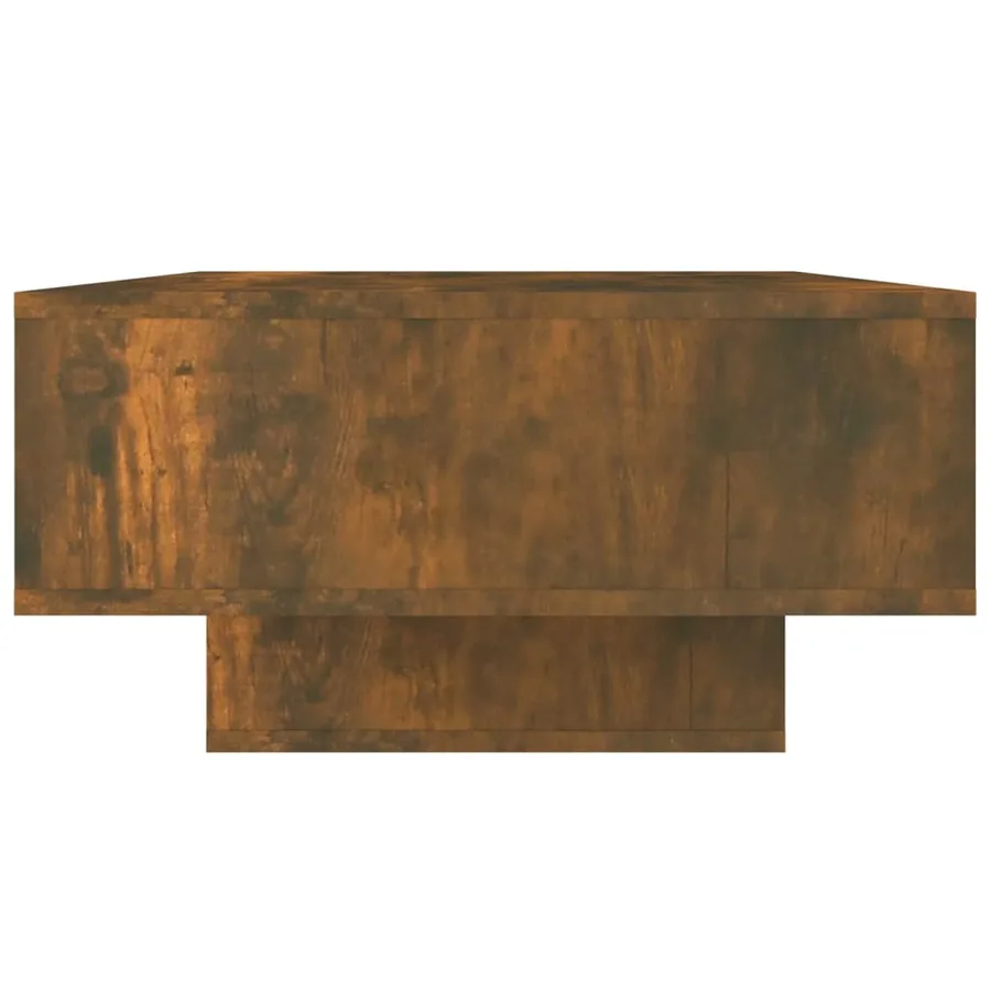 Table basse Chêne fumé 105x55x32 cm Bois d'ingénierie - 5