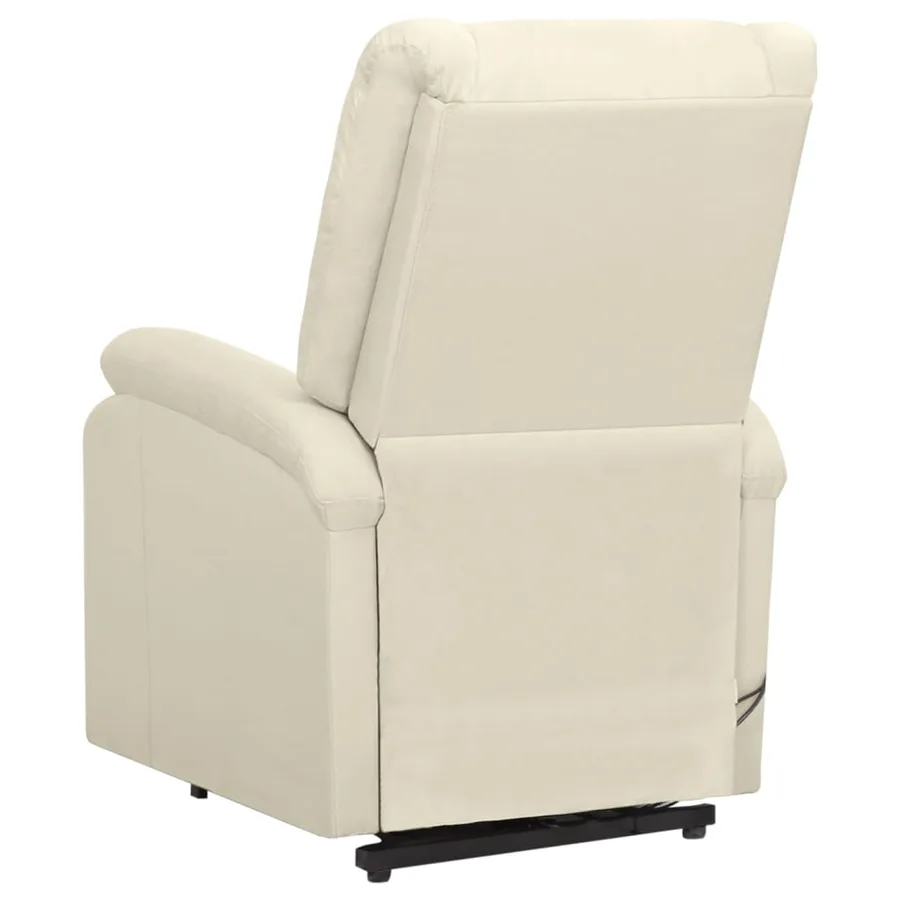 Fauteuil de massage Crème Tissu - 4