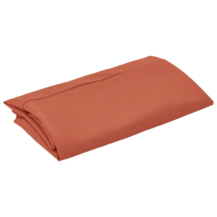 Tissu de remplacement de parasol d'extérieur Terre cuite 300 cm - 3