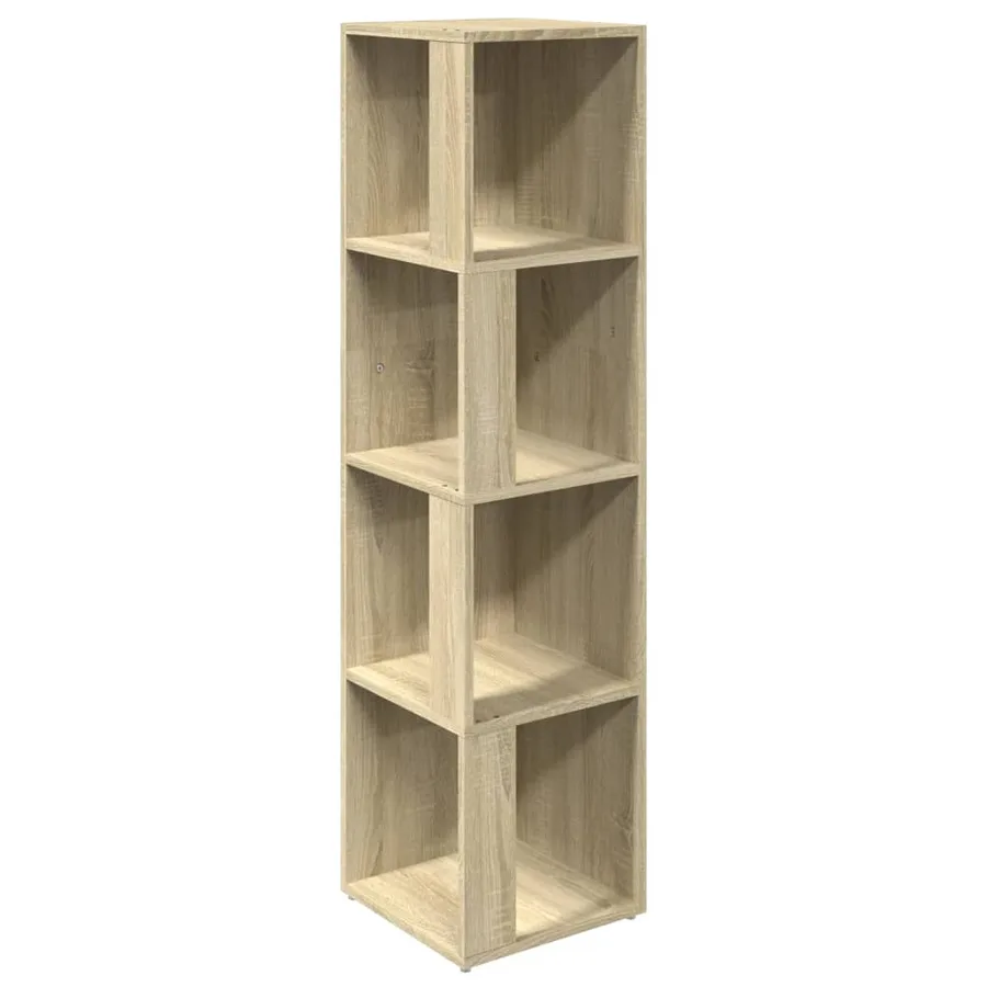 Armoire d'angle Chêne sonoma 33x33x132 cm Bois d’ingénierie - 2