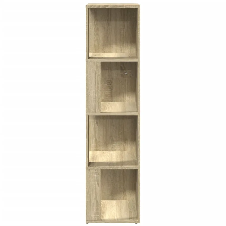 Armoire d'angle Chêne sonoma 33x33x132 cm Bois d’ingénierie - 4