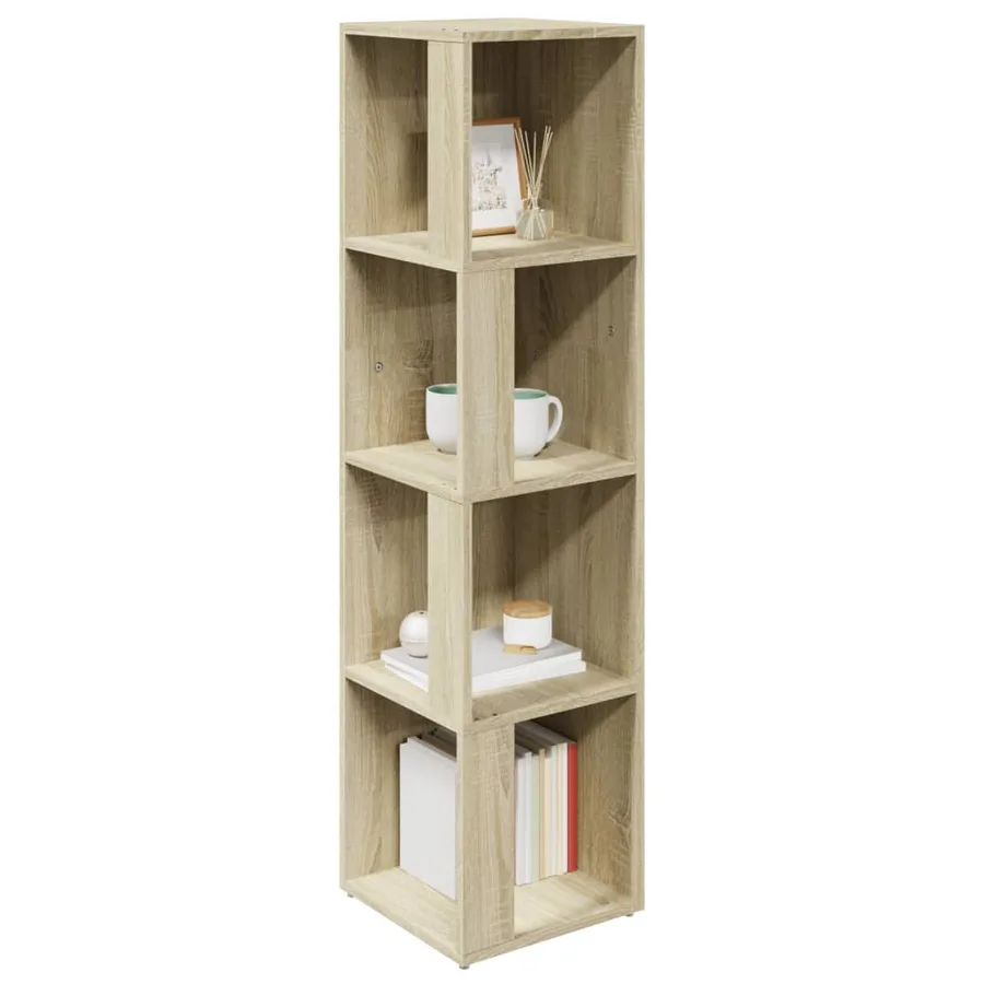 Armoire d'angle Chêne sonoma 33x33x132 cm Bois d’ingénierie - 6