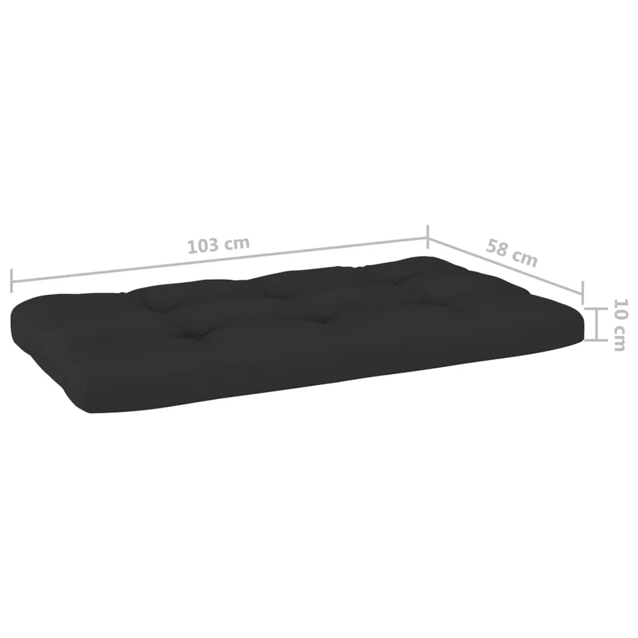 Canapé d'angle palette de jardin Bois de pin imprégné de blanc - 5