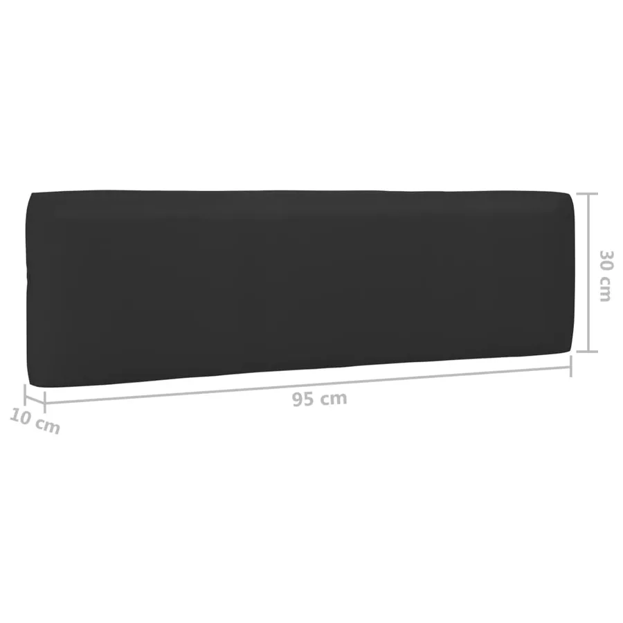 Canapé d'angle palette de jardin Bois de pin imprégné de blanc - 6