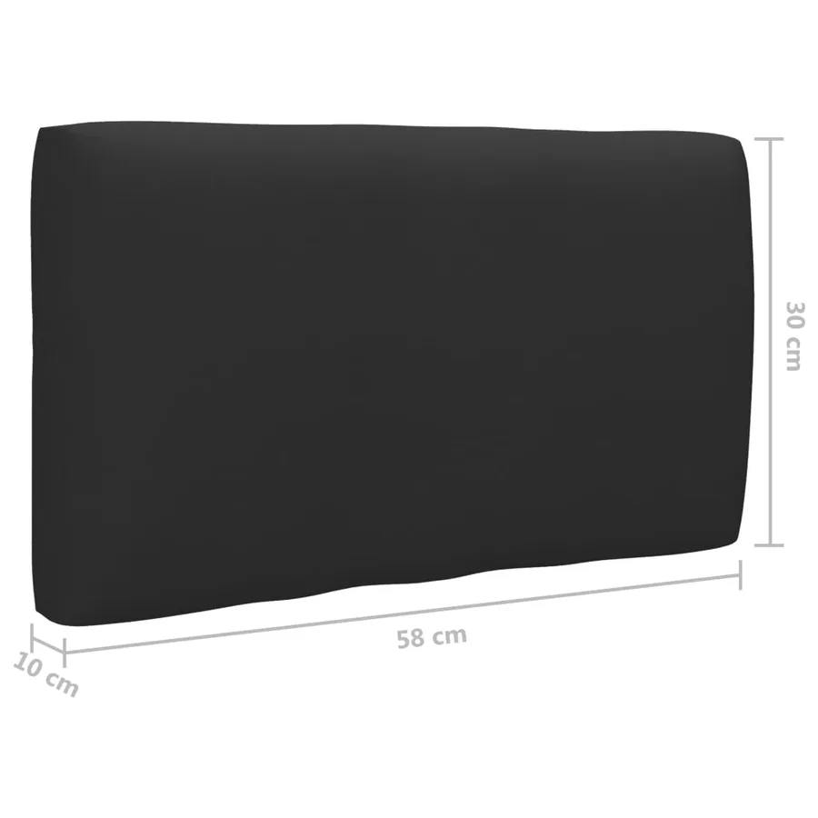 Canapé d'angle palette de jardin Bois de pin imprégné de blanc - 7