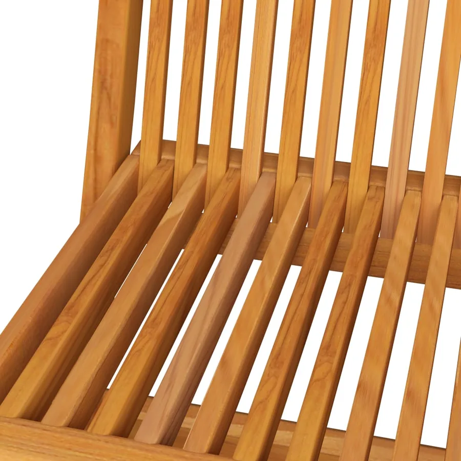Chaises pliables de jardin 6 pcs Bois de teck solide - 4