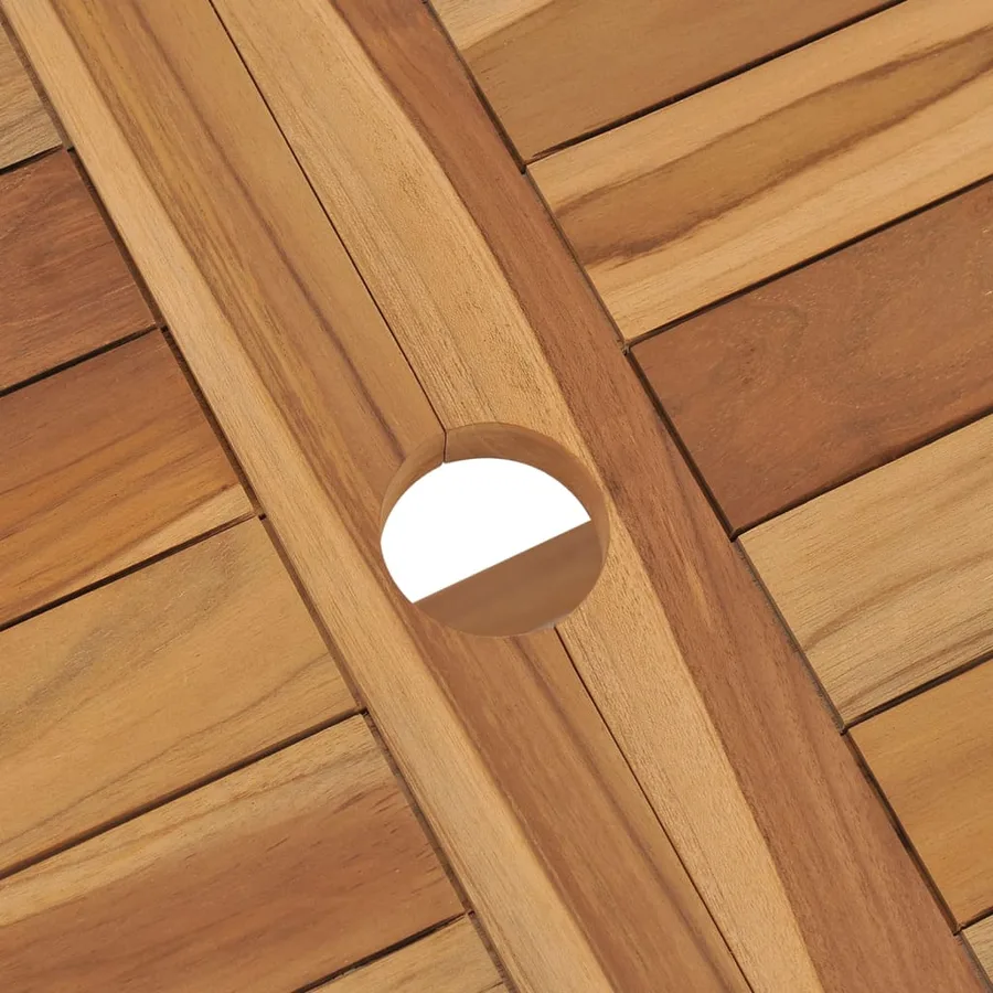 Ensemble à manger de jardin 7 pcs Bois de teck massif - 6