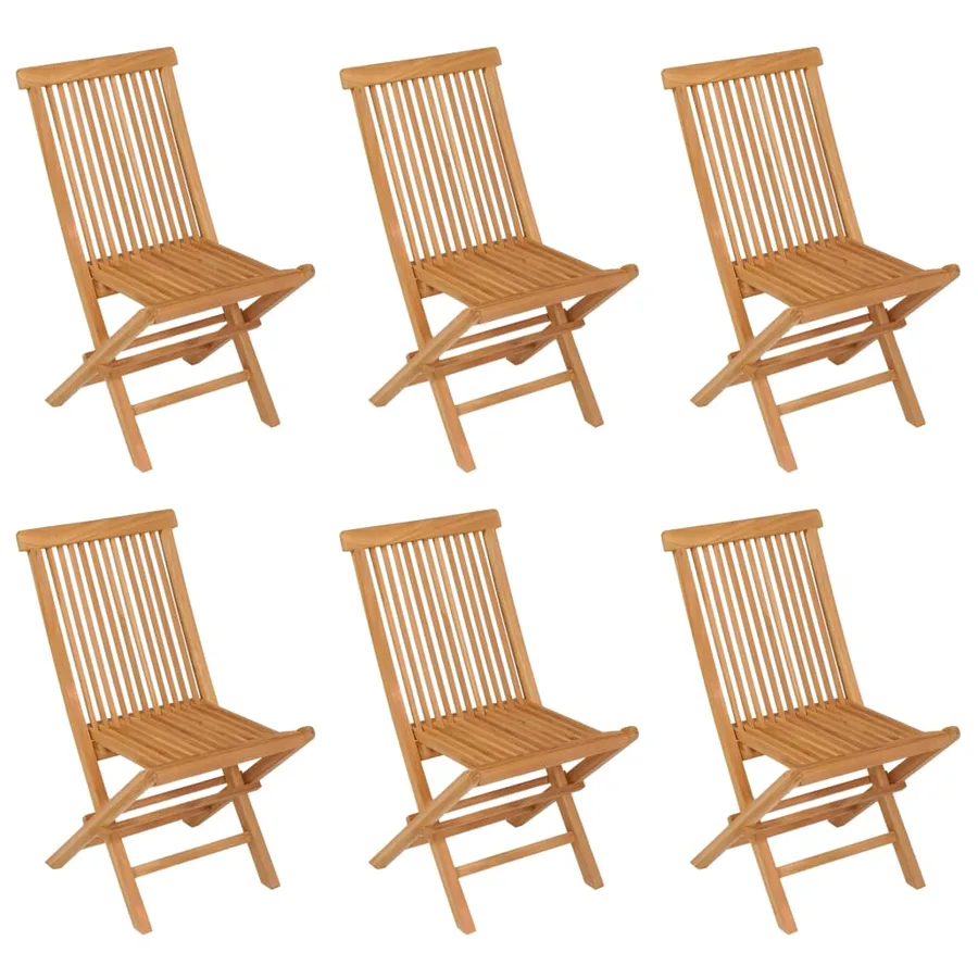 Ensemble à manger de jardin 7 pcs Bois de teck massif - 7