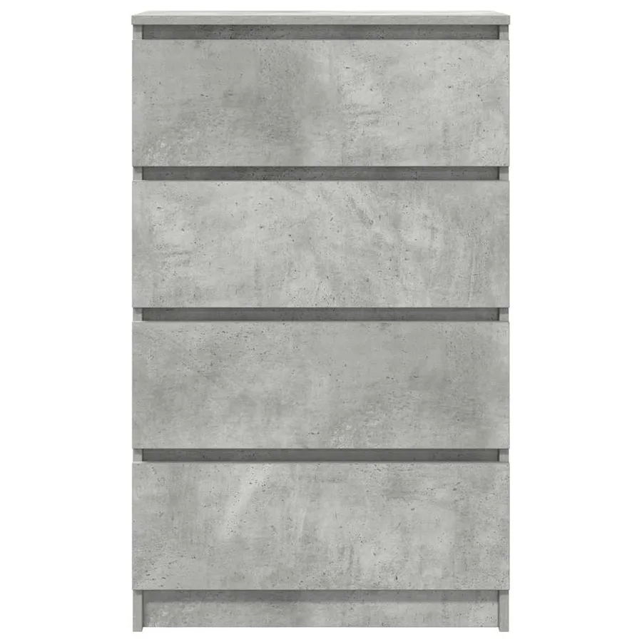 Buffet Gris béton 60x35x98,5 cm Bois d'ingénierie - 6
