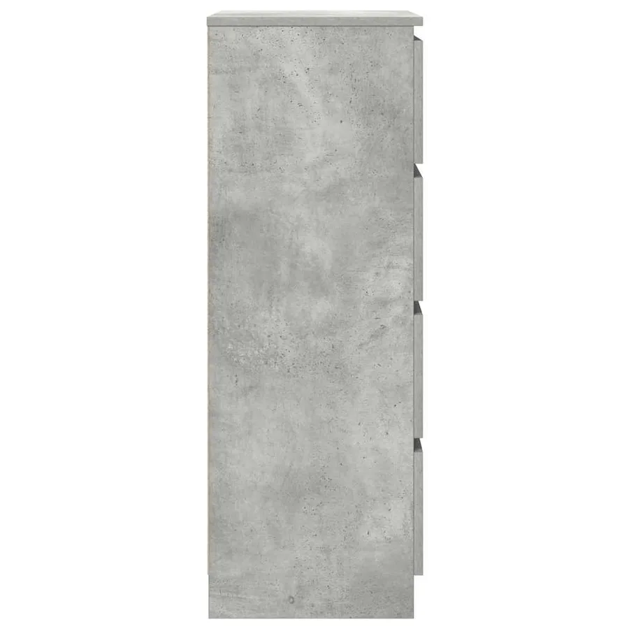 Buffet Gris béton 60x35x98,5 cm Bois d'ingénierie - 7
