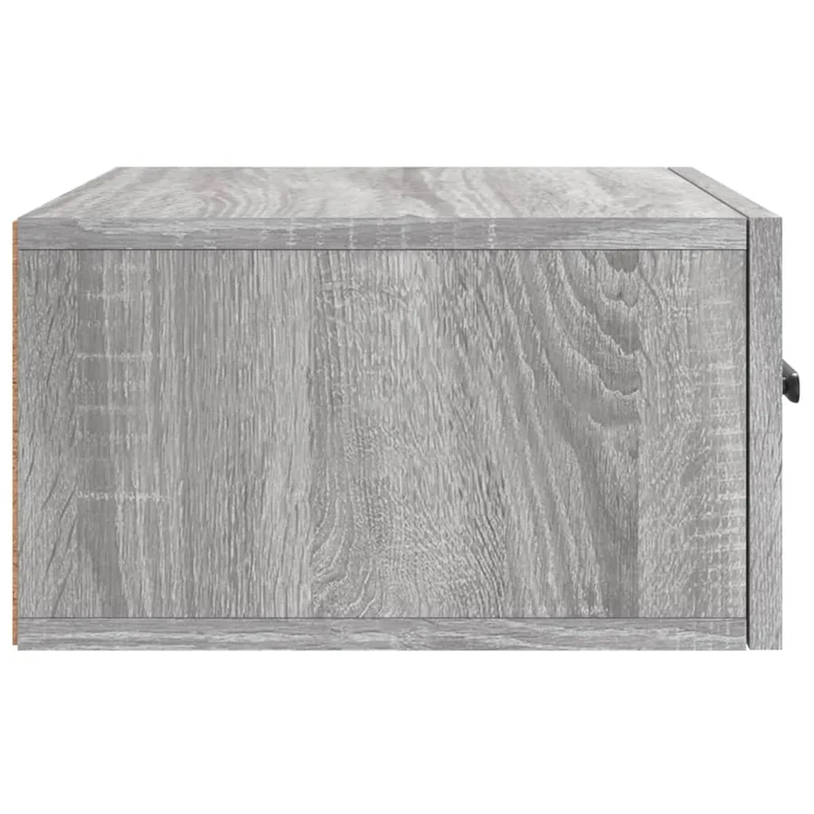 Tables de chevet murales 2 pcs sonoma gris 35x35x20 cm - 8