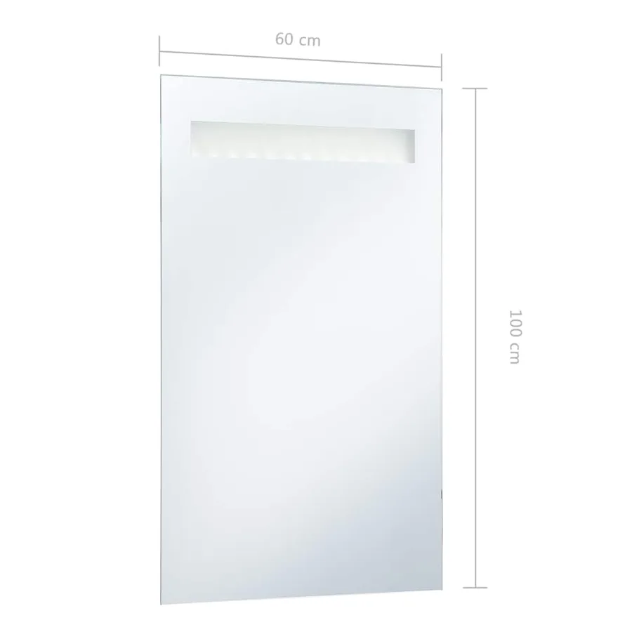 Miroir mural à LED pour salle de bains 60x100 cm - 7