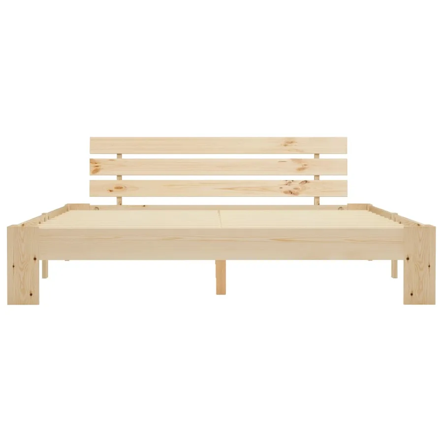 Cadre de lit sans matelas 180x200 cm bois massif de pin - 3