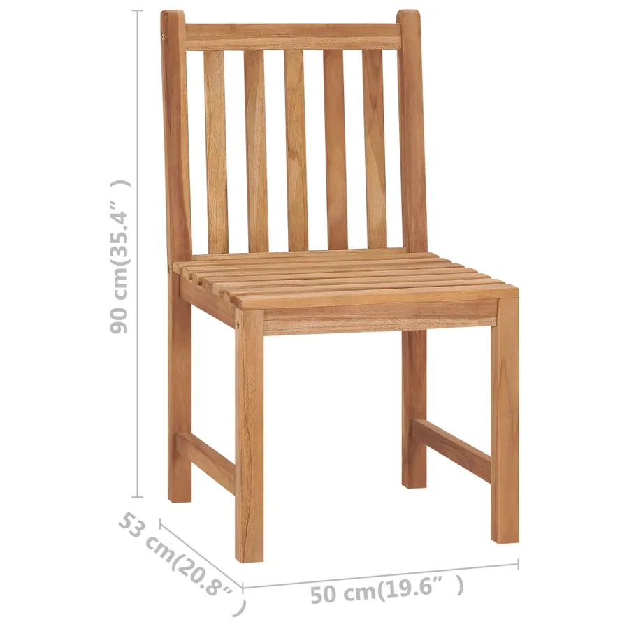 Ensemble de salle à manger de jardin 5 pièces 150 x 90 cm en bois de teck massif - 16