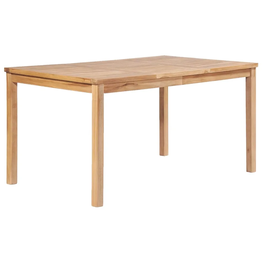 Ensemble à manger de jardin 5pcs Bois de teck massif - 10