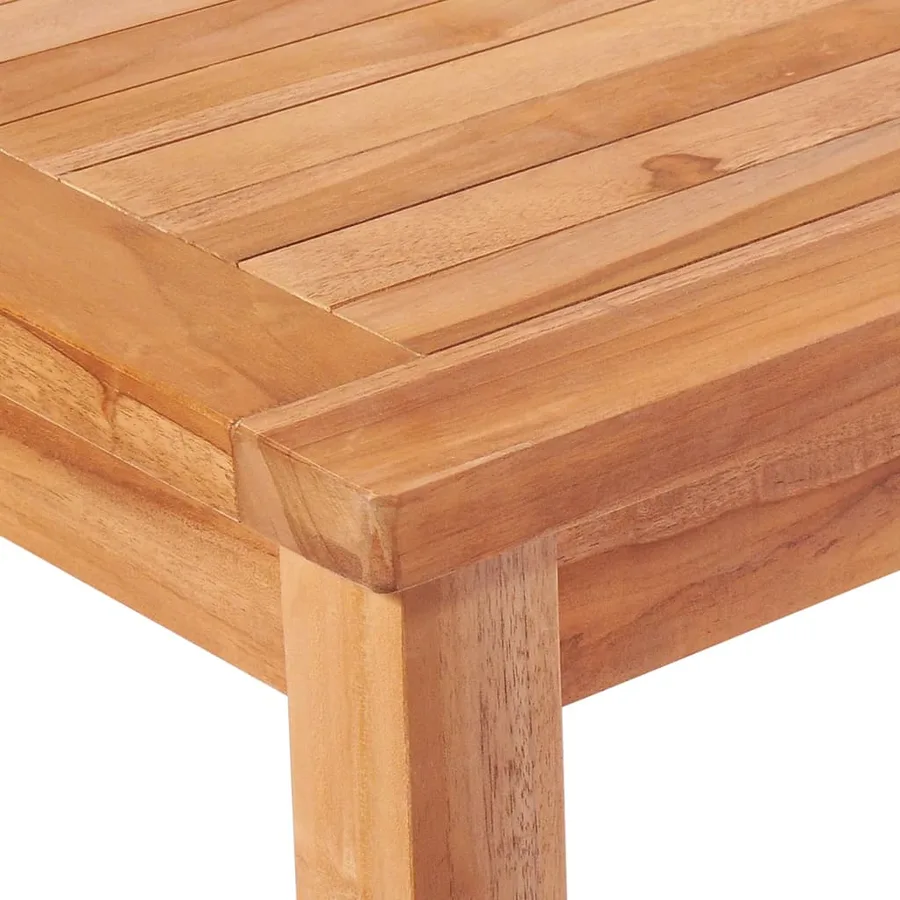 Ensemble à manger de jardin 5pcs Bois de teck massif - 12