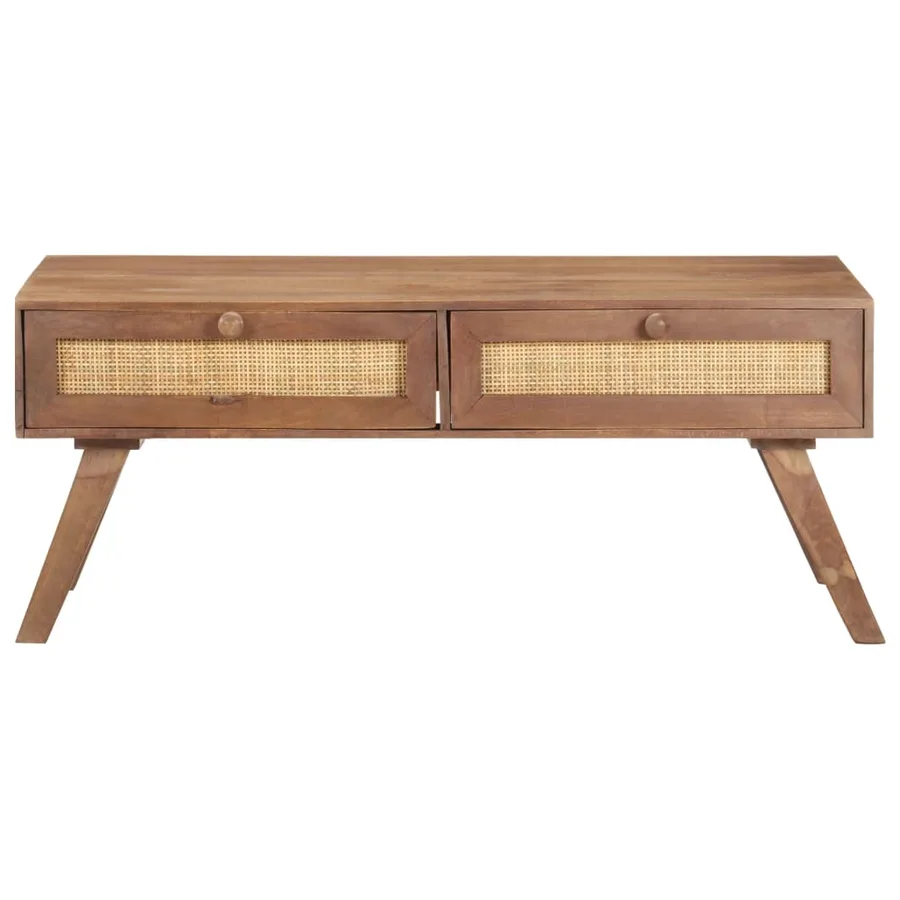 Table basse 100x60x40 cm Bois de manguier massif - 2