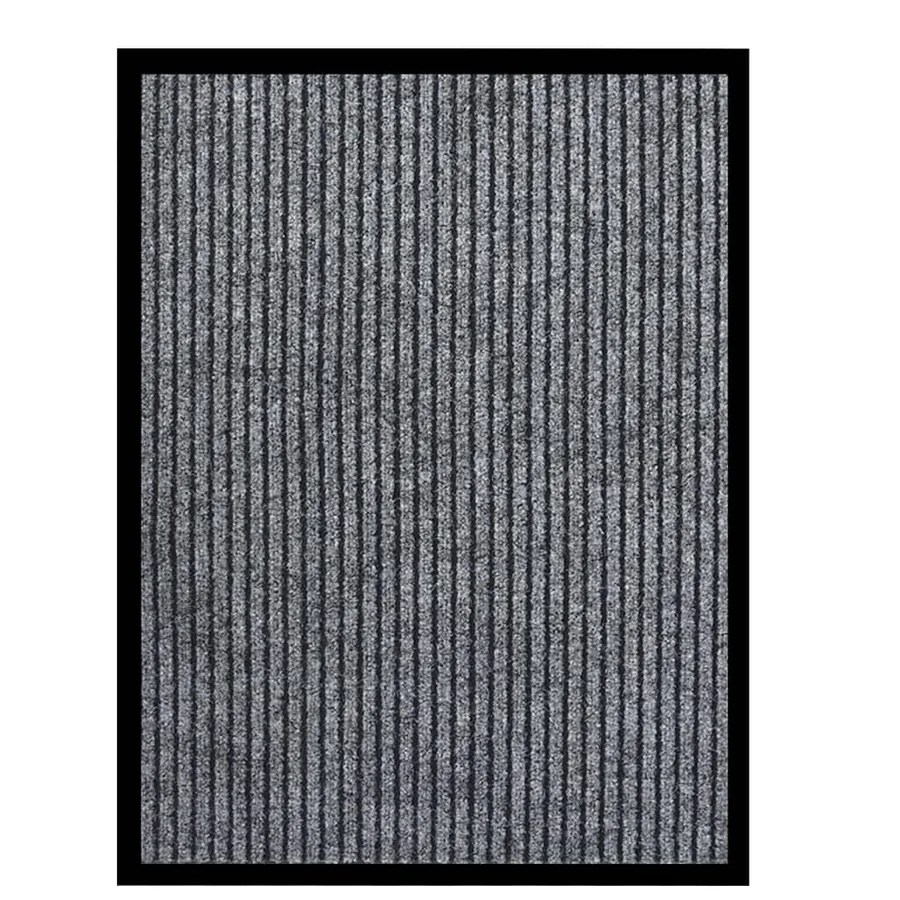 Paillasson rayé Gris 60x80 cm