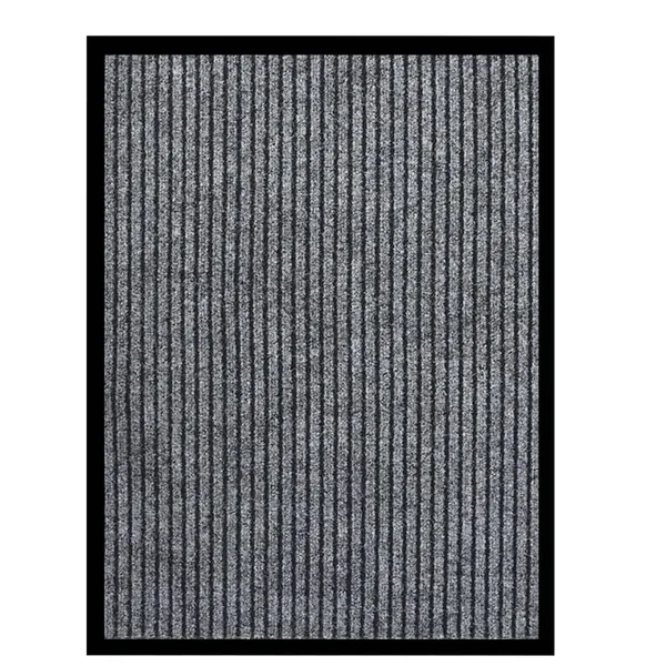 Paillasson rayé Gris 60x80 cm