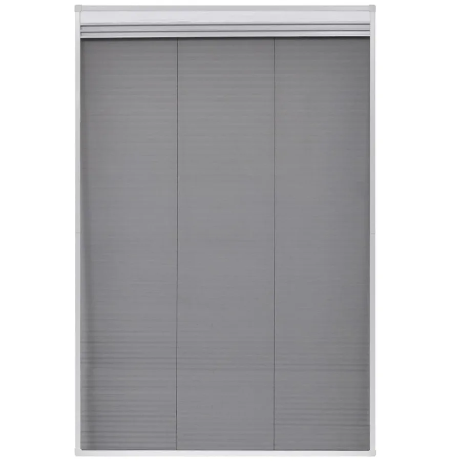 Moustiquaire plissée pour fenêtre et store Aluminium 80 x 120cm - 4