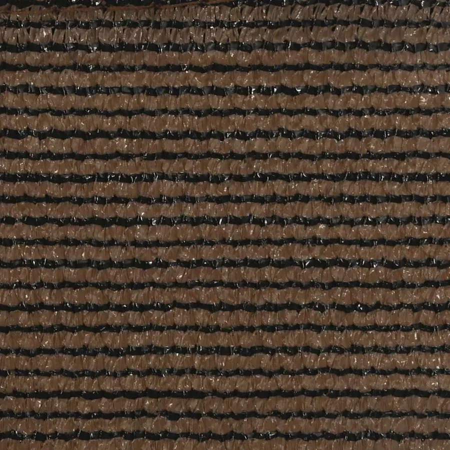 Voile d'ombrage 160 g/m² Marron 3x4x5 m PEHD - 9