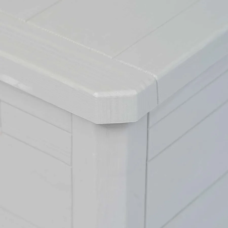 Boîte de rangement de jardin 280 L Gris clair - 11
