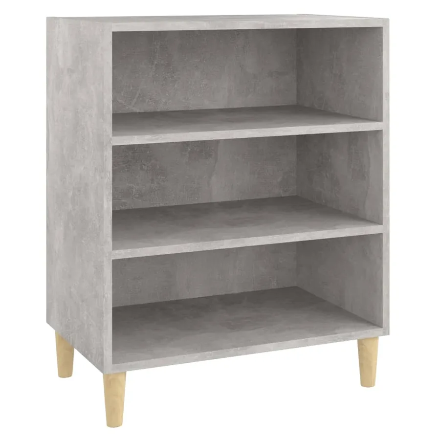Buffet gris béton 57x35x70 cm bois d'ingénierie - 2