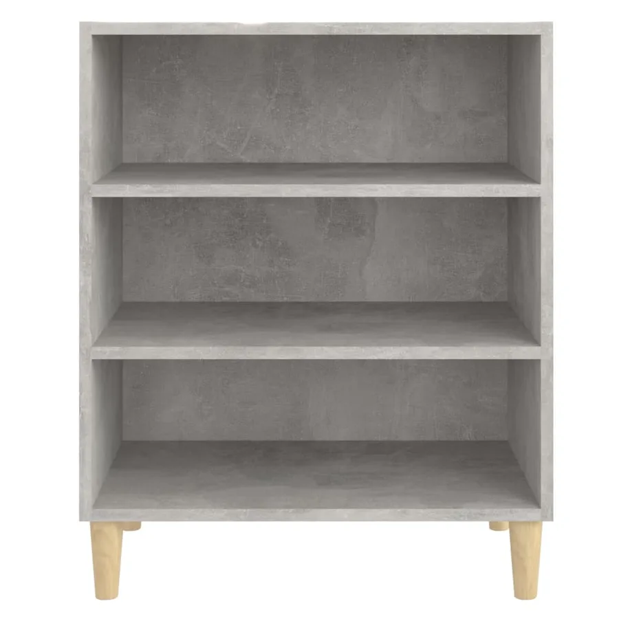 Buffet gris béton 57x35x70 cm bois d'ingénierie - 4