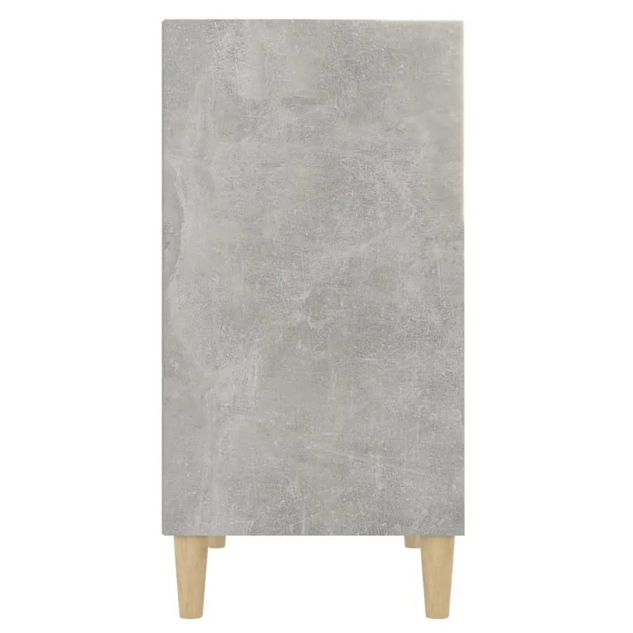 Buffet gris béton 57x35x70 cm bois d'ingénierie - 5