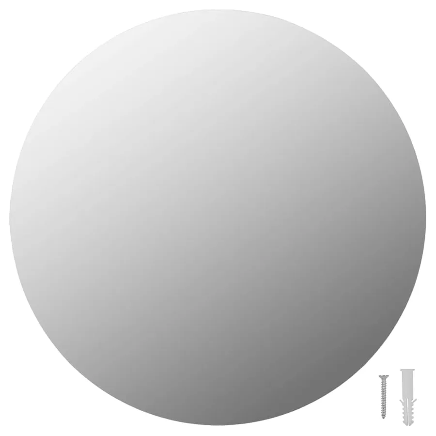 Miroirs muraux 2 pcs 40 cm Rond Verre - 2
