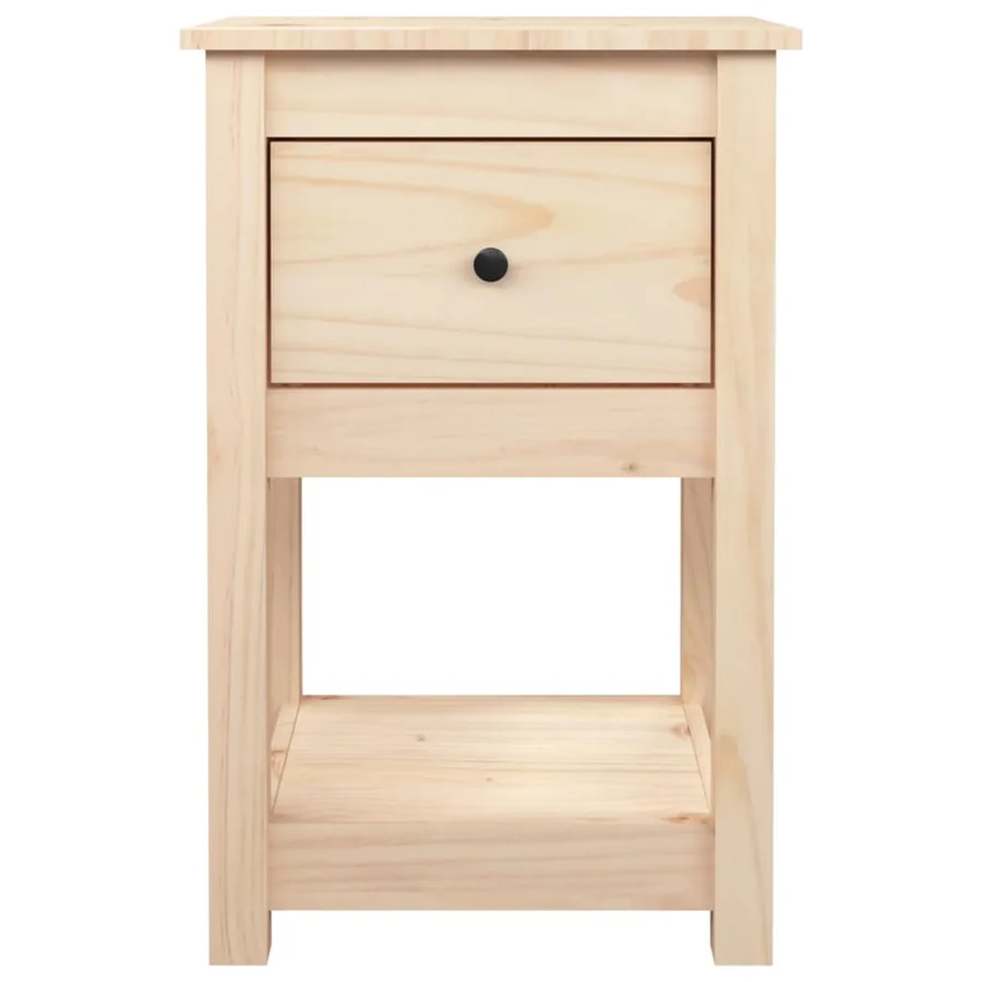 Tables de chevet 2 pcs 40x35x61,5 cm Bois de pin massif - 7
