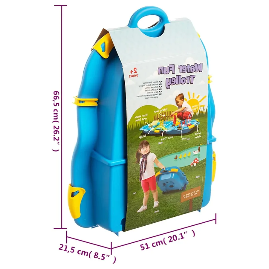 Chariot de loisirs aquatique 51x21,5x66,5 cm Polypropylène - 9