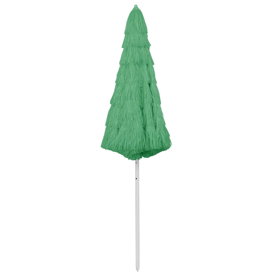 Parasol de plage Hawaii vert 300 cm - 2