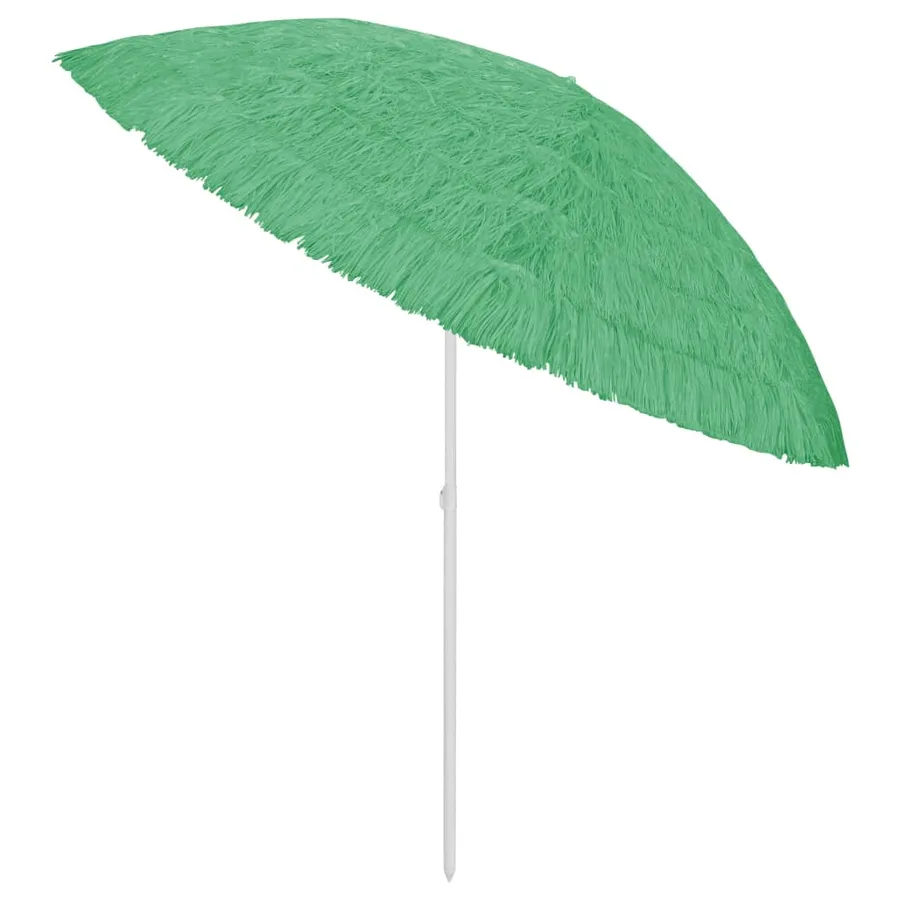 Parasol de plage Hawaii vert 300 cm - 3