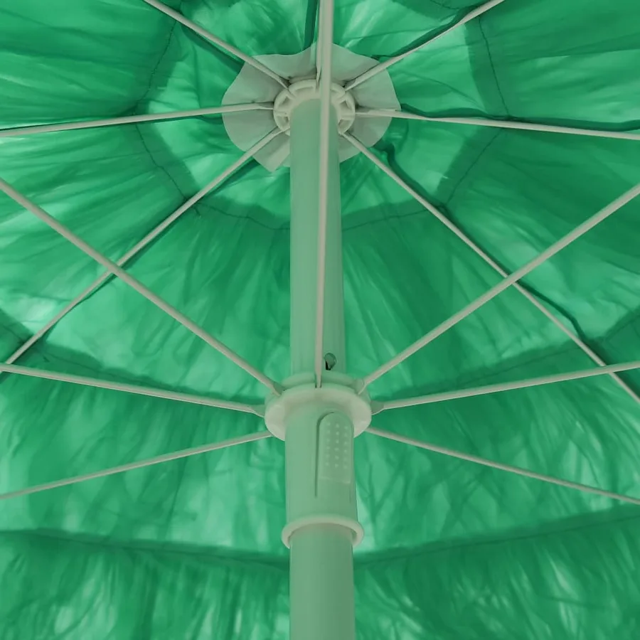 Parasol de plage Hawaii vert 300 cm - 6