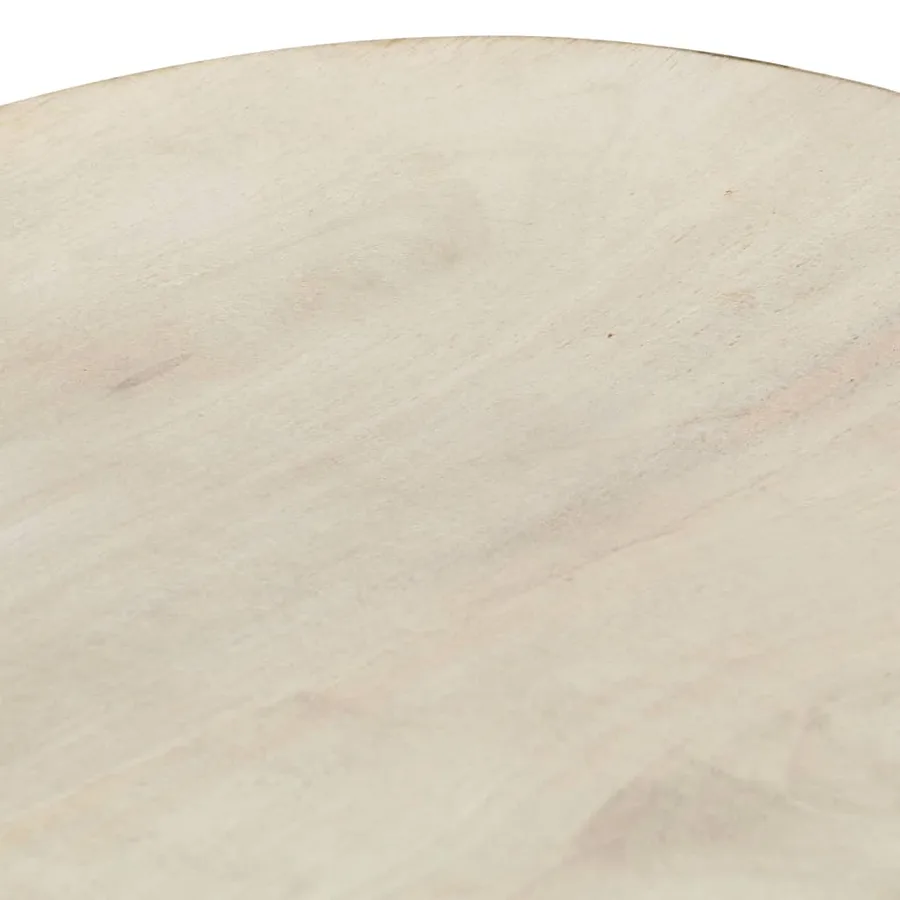Tabourets de bar lot de 4 bois de manguier massif - 8