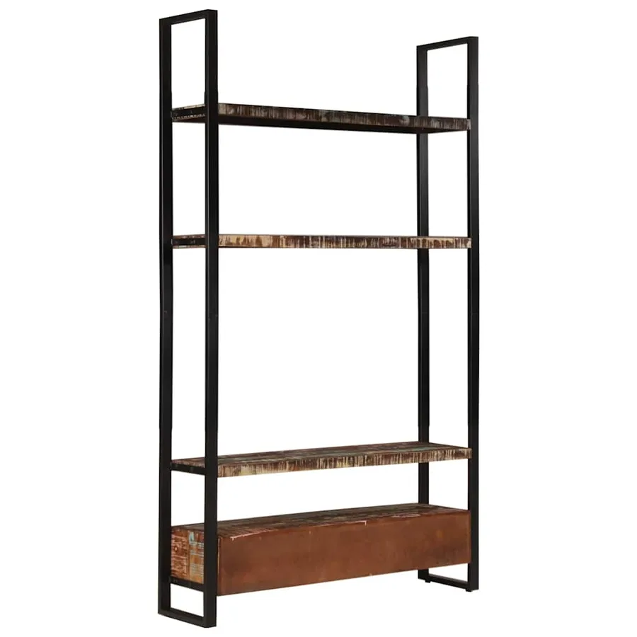 Bibliothèque 118x30x200 cm Bois de récupération massif - 6