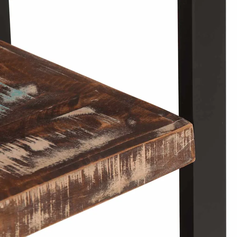 Bibliothèque 118x30x200 cm Bois de récupération massif - 8