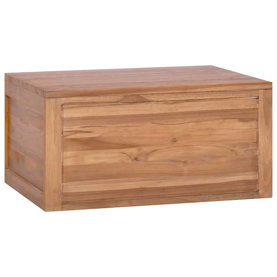 Armoire murale de salle de bain 60x45x30 cm Bois de teck massif - 2