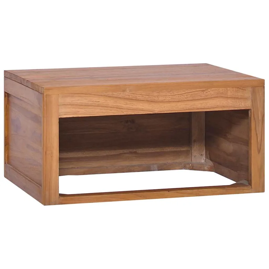 Armoire murale de salle de bain 60x45x30 cm Bois de teck massif - 3